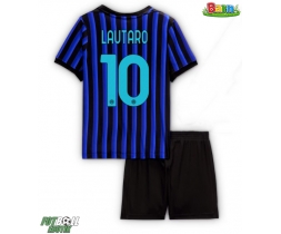 Inter Milan Lautaro Martinez #10 Hemmaställ Barn 2025-26 Kortärmad (+ Korta byxor) Inter Milan Lautaro Martinez #10 Hemmaställ Barn 2025-26 Kortärmad (+ Korta byxor)